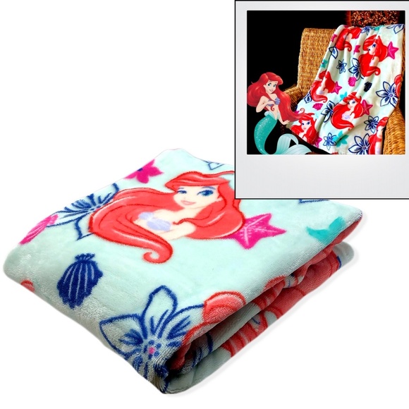 Disney Other - Disney's Little Mermaid Baby Blanket 32" x 39"